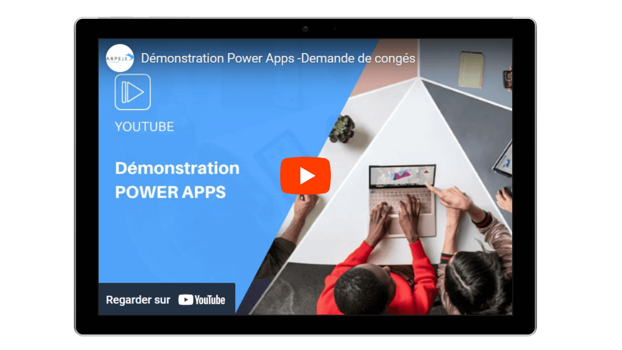 Vidéo power apps ApreJe