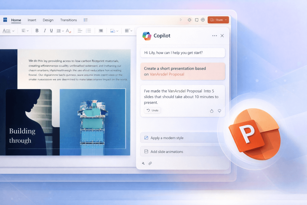 copilot dans power point